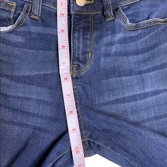 Judy Blue Slim Fit Distressed Cropped Jeans size 7/28 - Picture 5 of 5